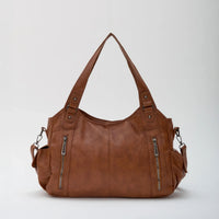 Grand sac bandoulière en simili cuir pour ordinateur