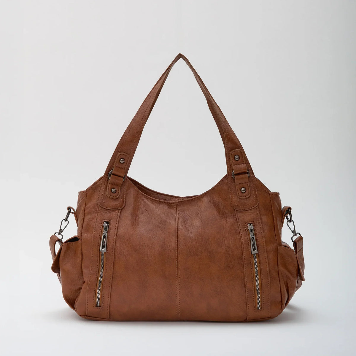 Grand sac bandoulière en simili cuir pour ordinateur
