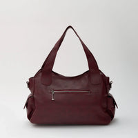 Grand sac bandoulière en simili cuir pour ordinateur