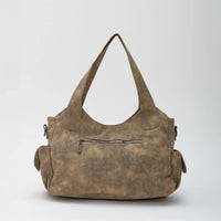 Grand sac bandoulière en simili cuir pour ordinateur