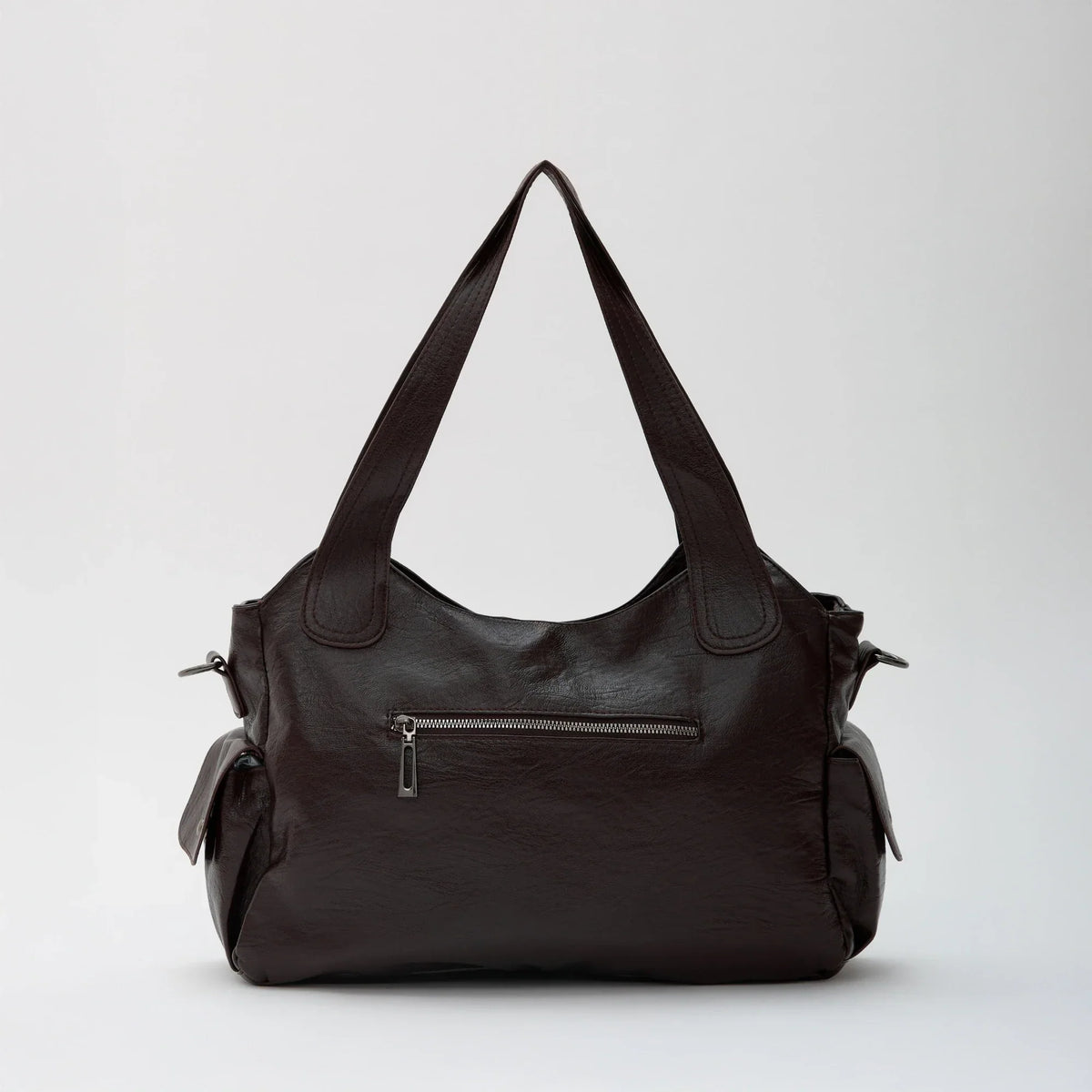 Grand sac bandoulière en simili cuir pour ordinateur