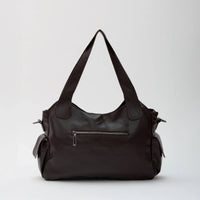 Grand sac bandoulière en simili cuir pour ordinateur