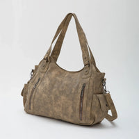 Grand sac bandoulière en simili cuir pour ordinateur