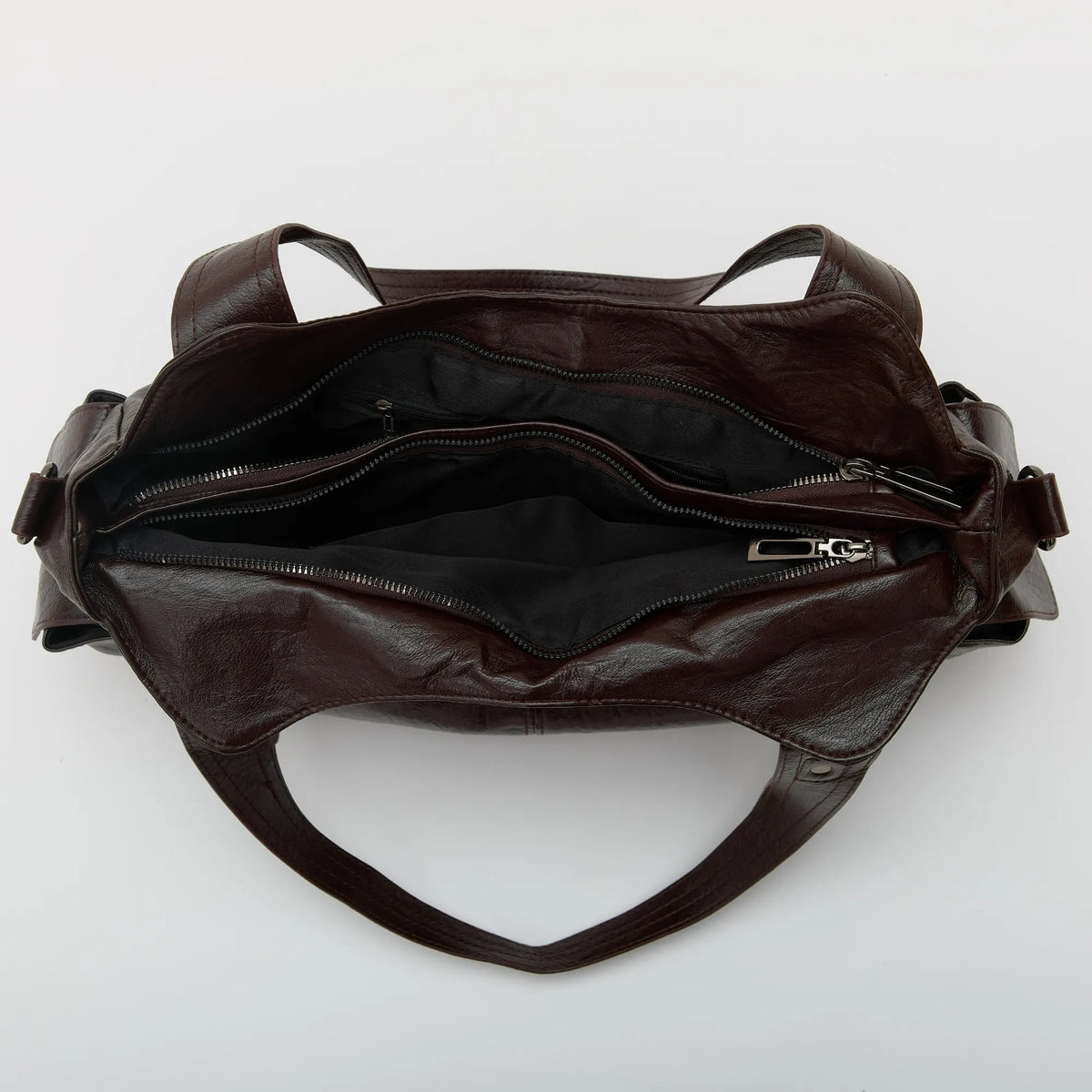Grand sac bandoulière en simili cuir pour ordinateur