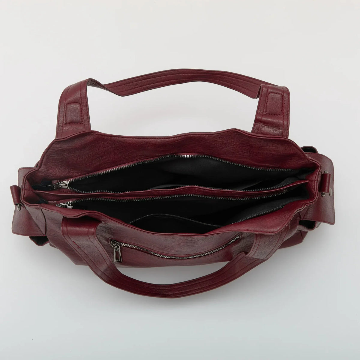 Grand sac bandoulière en simili cuir pour ordinateur