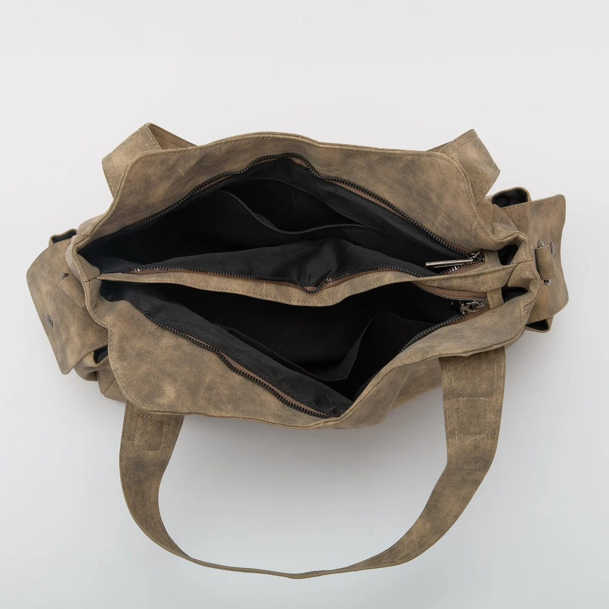 Grand sac bandoulière en simili cuir pour ordinateur