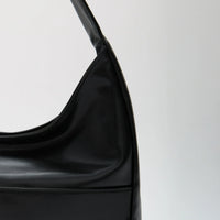 Sac hobo en simili cuir pour ordinateur