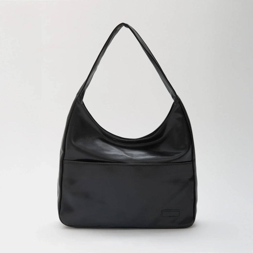 Sac hobo en simili cuir pour ordinateur
