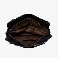 Sac bandoulière en simili cuir avec pochette intégrée