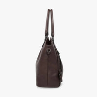 Sac bandoulière en simili cuir avec pochette intégrée