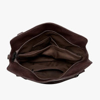 Sac bandoulière en simili cuir avec pochette intégrée