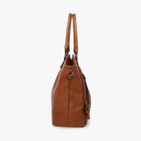 Sac bandoulière en simili cuir avec pochette intégrée