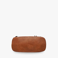 Sac bandoulière en simili cuir avec pochette intégrée