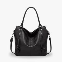 Sac bandoulière en simili cuir avec pochette intégrée