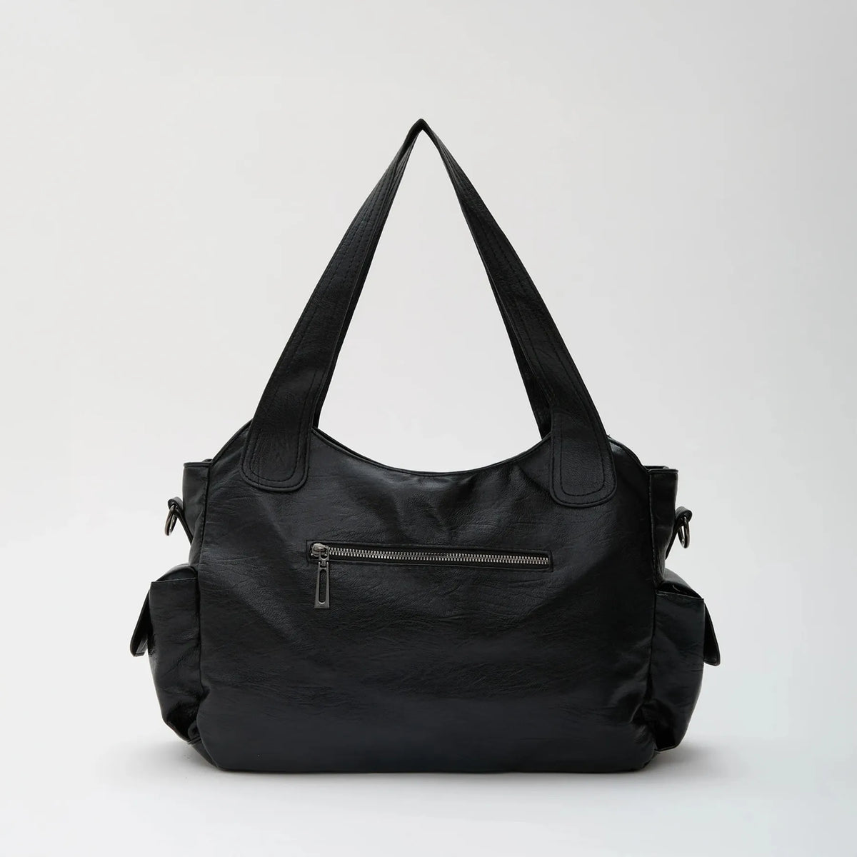 Grand sac bandoulière en simili cuir pour ordinateur