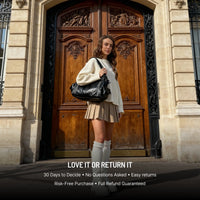 Grand sac bandoulière en simili cuir pour ordinateur