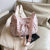 Sac bandoulière à carreaux en nylon