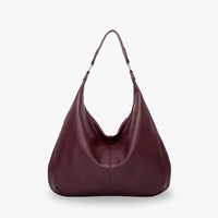 Grand sac hobo en simili cuir grainé pour ordinateur