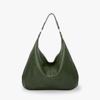 Grand sac hobo en simili cuir grainé pour ordinateur