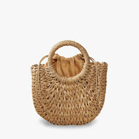Sac à main en paille à bandoulière