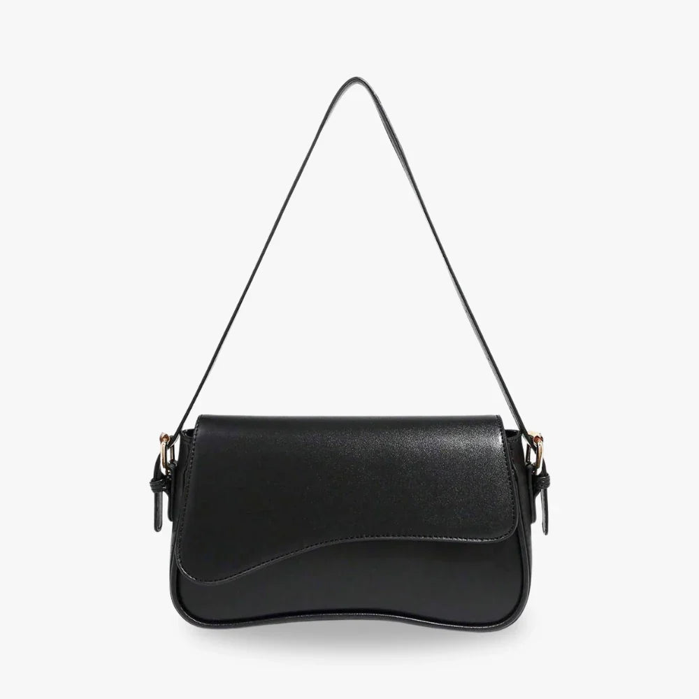 Petit sac bandoulière à rabat en simili cuir