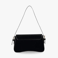 Petit sac bandoulière à rabat en simili cuir