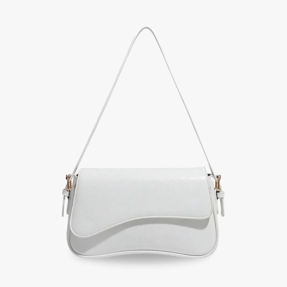 Petit sac bandoulière à rabat en simili cuir