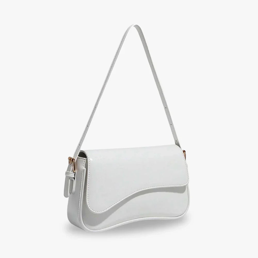 Petit sac bandoulière à rabat en simili cuir