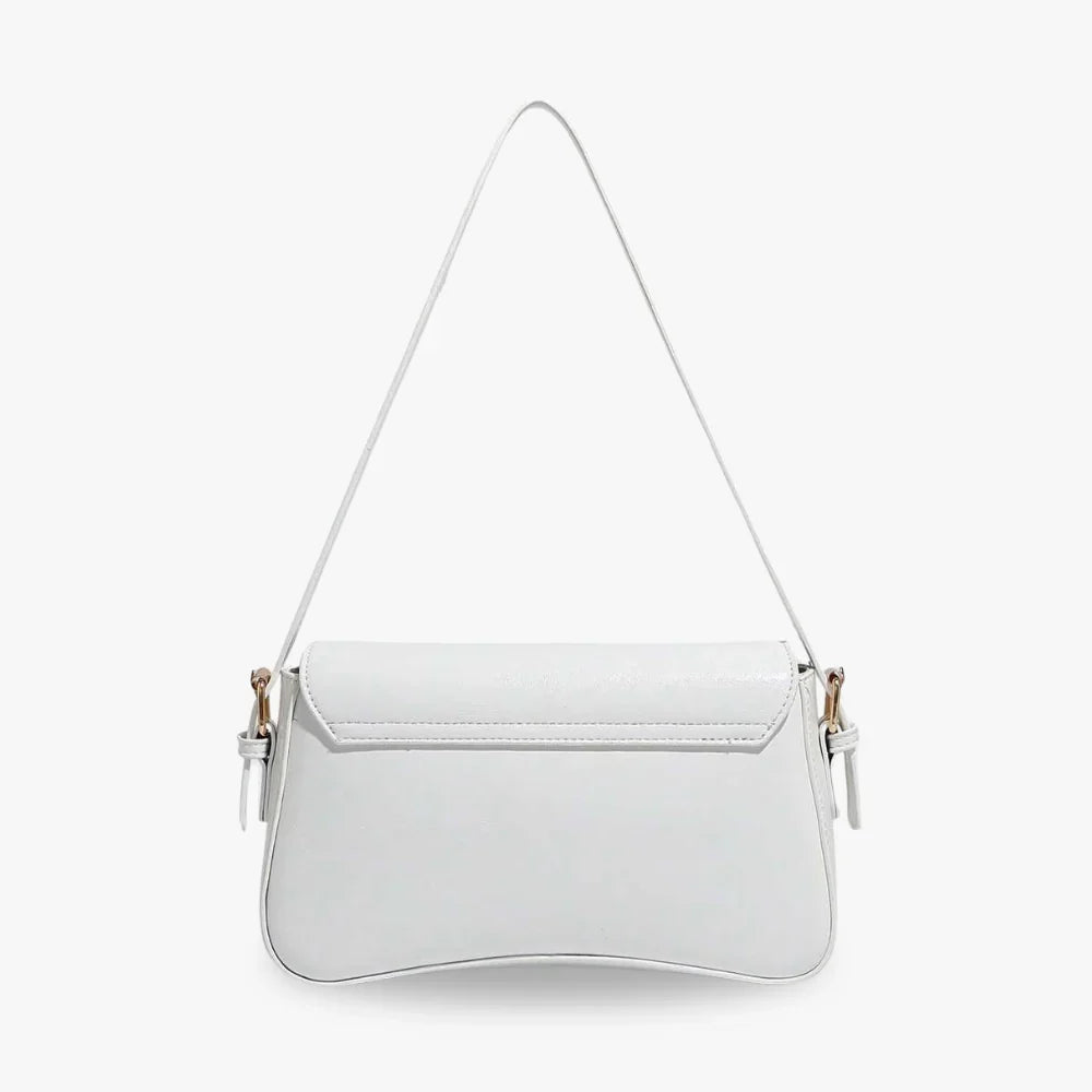 Petit sac bandoulière à rabat en simili cuir