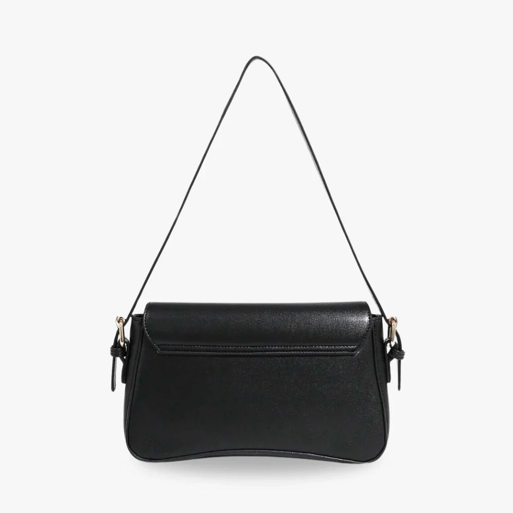 Petit sac bandoulière à rabat en simili cuir