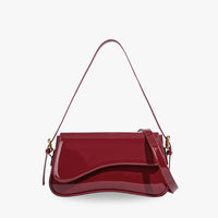 Petit sac bandoulière à rabat en simili cuir