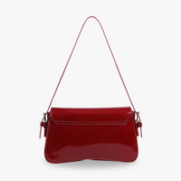 Petit sac bandoulière à rabat en simili cuir