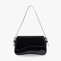 Petit sac bandoulière à rabat en simili cuir