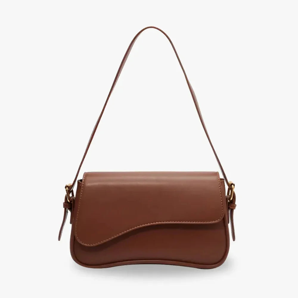Petit sac bandoulière à rabat en simili cuir