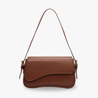 Petit sac bandoulière à rabat en simili cuir