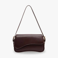 Petit sac bandoulière à rabat en simili cuir