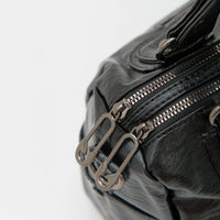 Sac bandoulière en simili cuir à deux compartiments