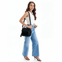 Sac bandoulière léger en nylon déperlant