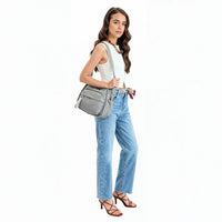 Sac bandoulière léger en nylon déperlant