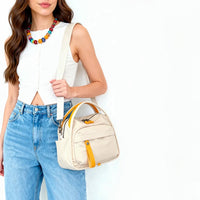 Sac bandoulière léger en nylon déperlant