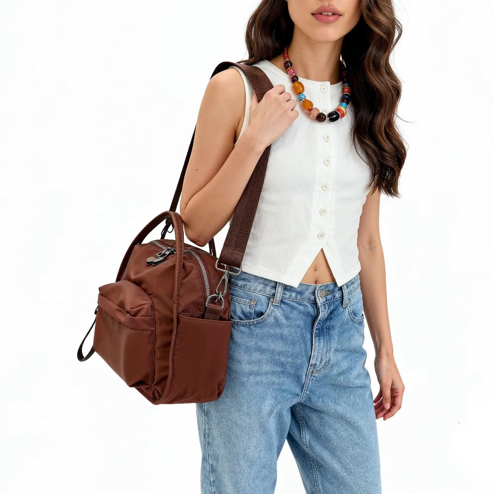 Sac bandoulière léger en nylon déperlant