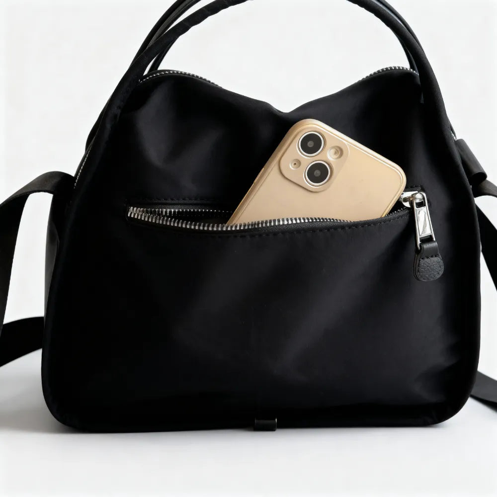 Sac bandoulière léger en nylon déperlant