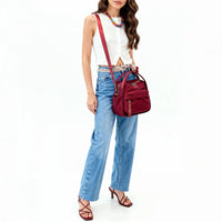 Sac bandoulière léger en nylon déperlant