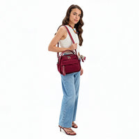 Sac bandoulière léger en nylon déperlant