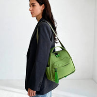 Sac bandoulière léger en nylon déperlant