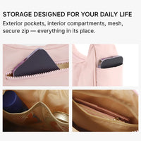 Petit sac épaule matelassé en nylon imperméable