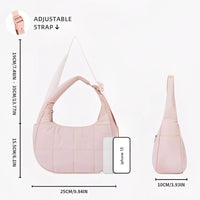 Petit sac épaule matelassé en nylon imperméable