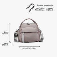 Sac bandoulière léger en nylon déperlant