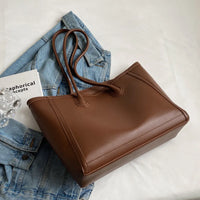 Sac cabas épaule en simili cuir pour les cours