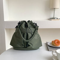 Sac seau bandoulière en nylon à cordon